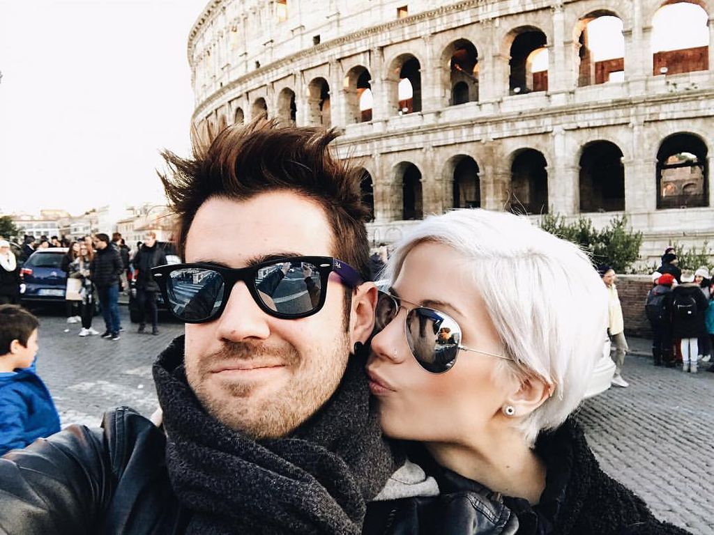 AuronPlay y Bjean en Roma