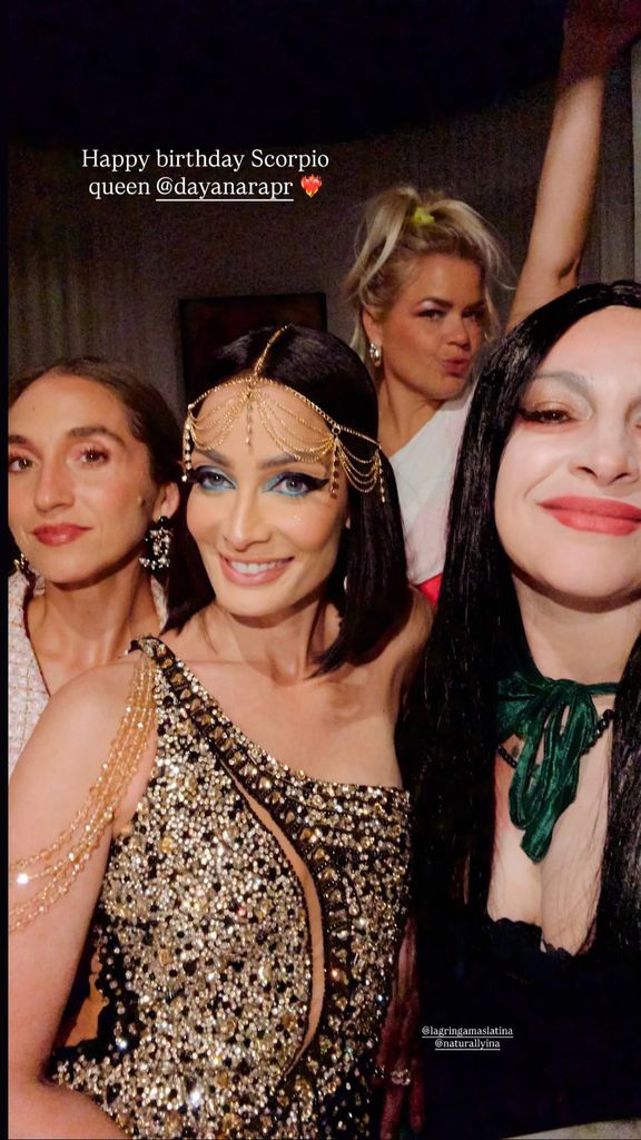 Dayanara Torres reunió a sus amigos para celebrar su cumpleaños