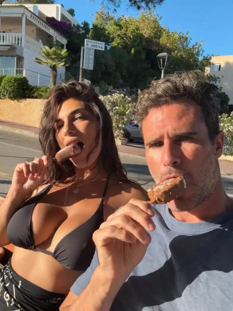 Miriam Cruz y Pablo Marqués, exparejas de Jota Peleteiro y Jessica Bueno, posan juntos