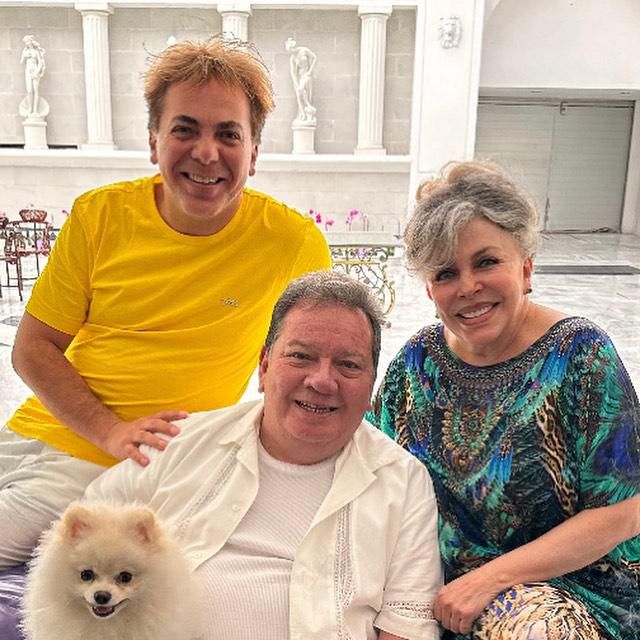 Cristian Castro y su mamá