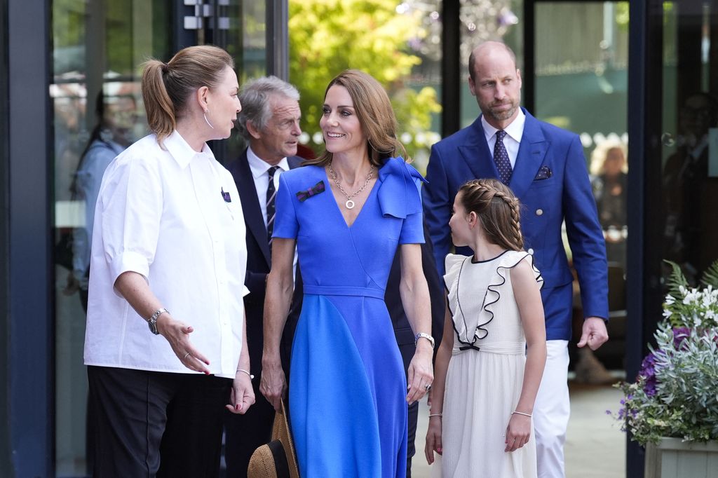 Familia real británica en la final de Wimbledon 2025        