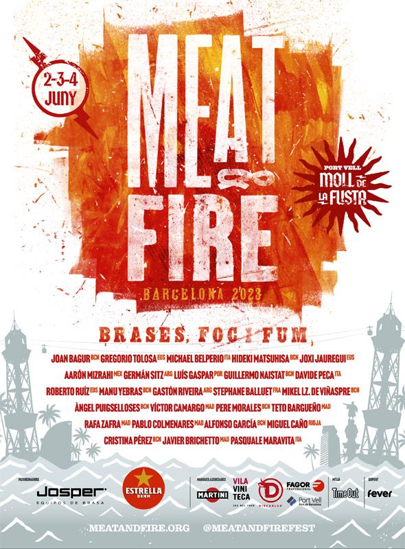 Cartel de la primera edición de Meat & Fire