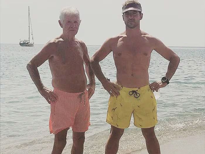 David Bisbal con su padre