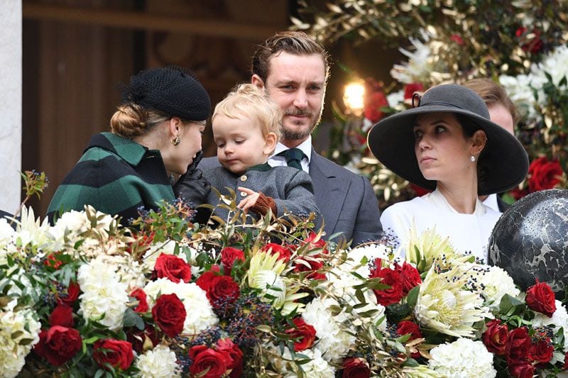 Pierre Casiraghi, Beatrice Borromeo y Tatiana Santo Domingo