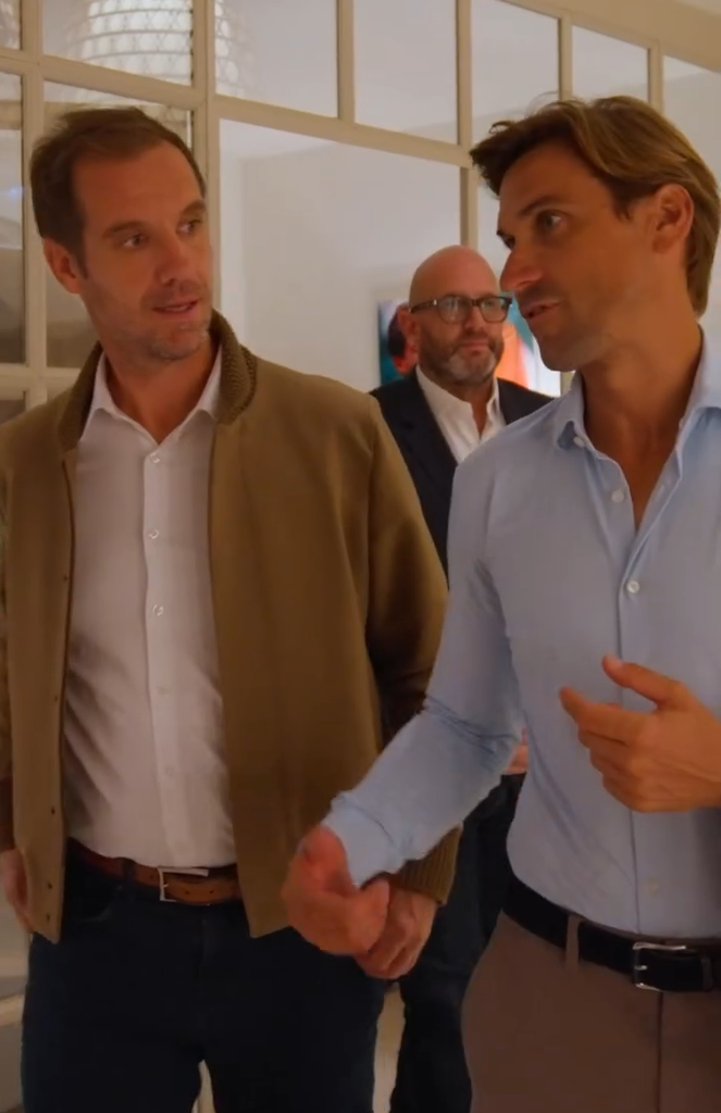 Los legendarios tenistas tuvieron un encuentro de lo más agradable.