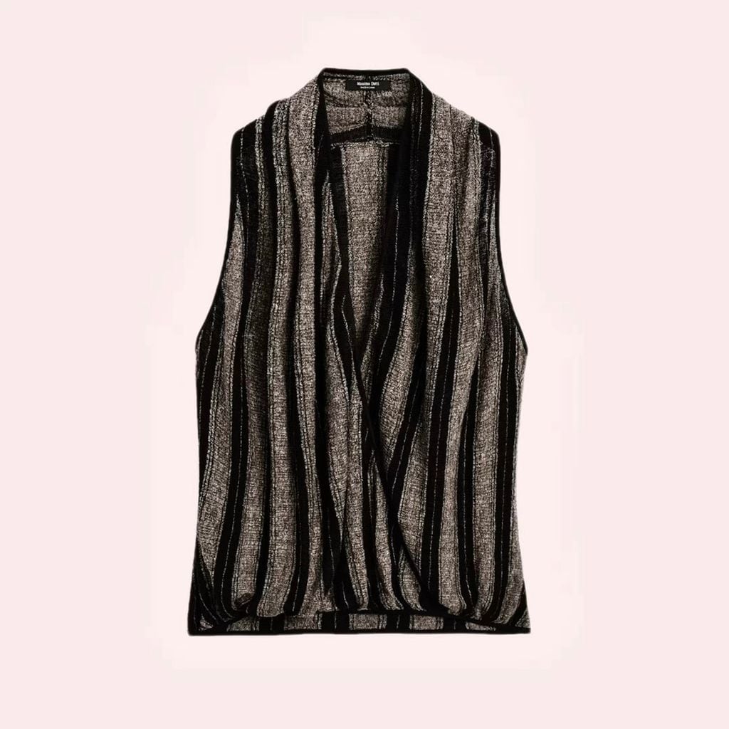 Top halter cruzado de Massimo Dutti