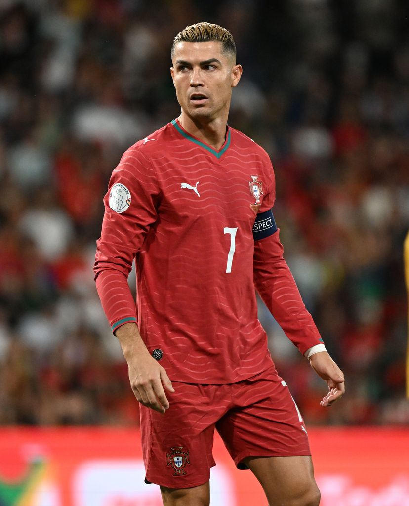 Cristiano Ronaldo durante el juego contra Gales en la jornada 4 de la UEFA Nations League.