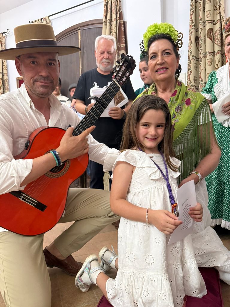 Bautizo rociero de los hijos de Beatriz Trapote