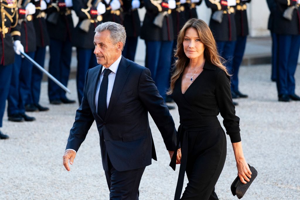 Nicolás Sarkozy y su mujer, Carla Bruni