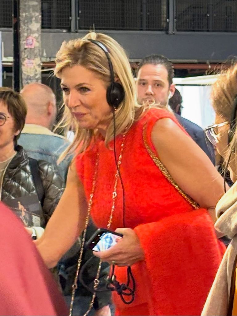 La Reina, en su visita al evento