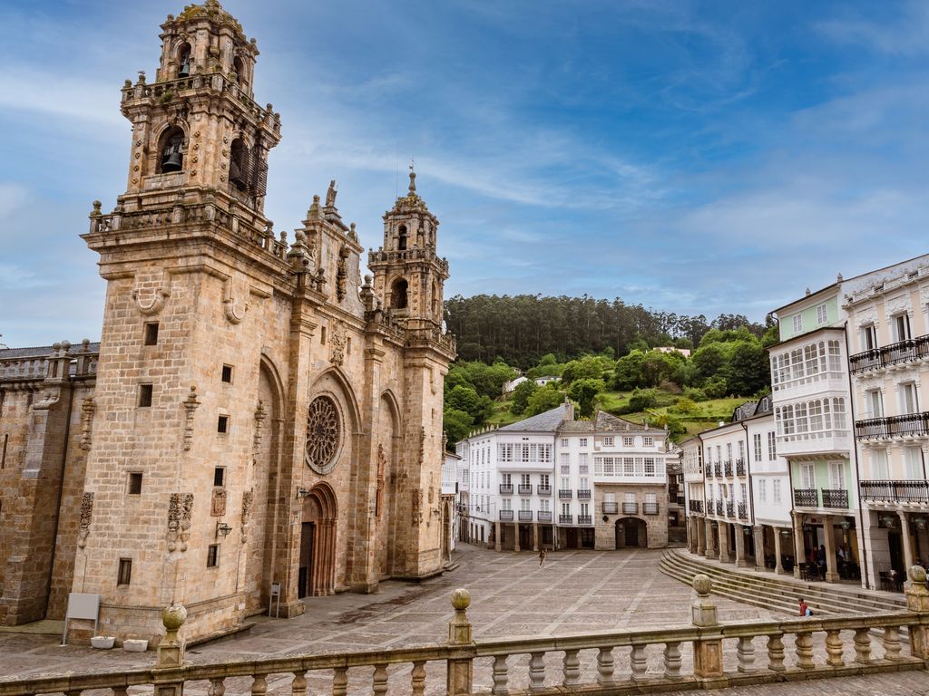 Plaza de Catedral de Mondoñedo, Patrimonio de la Humanidad, Galicia
