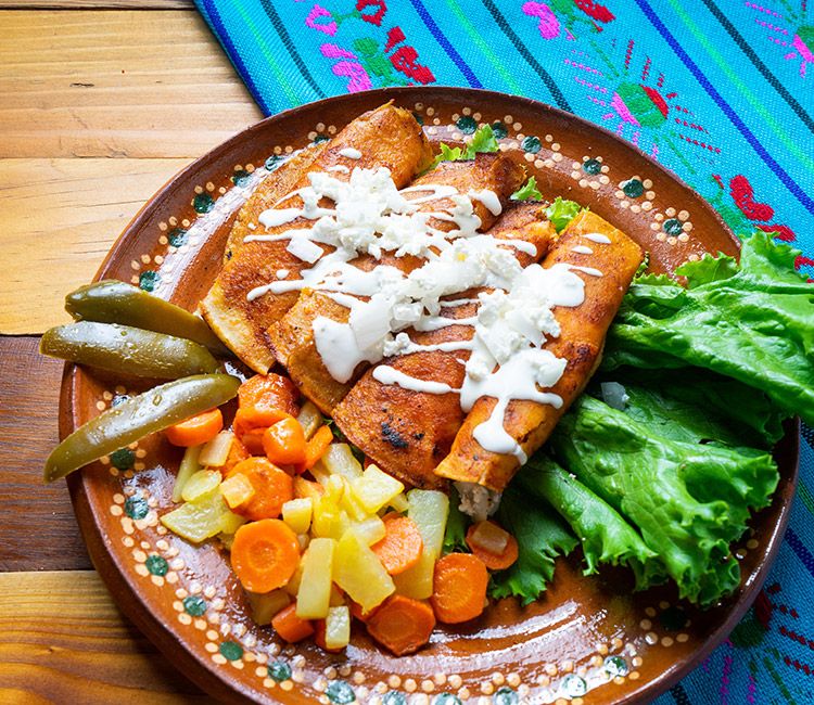 Enchiladas queretanas