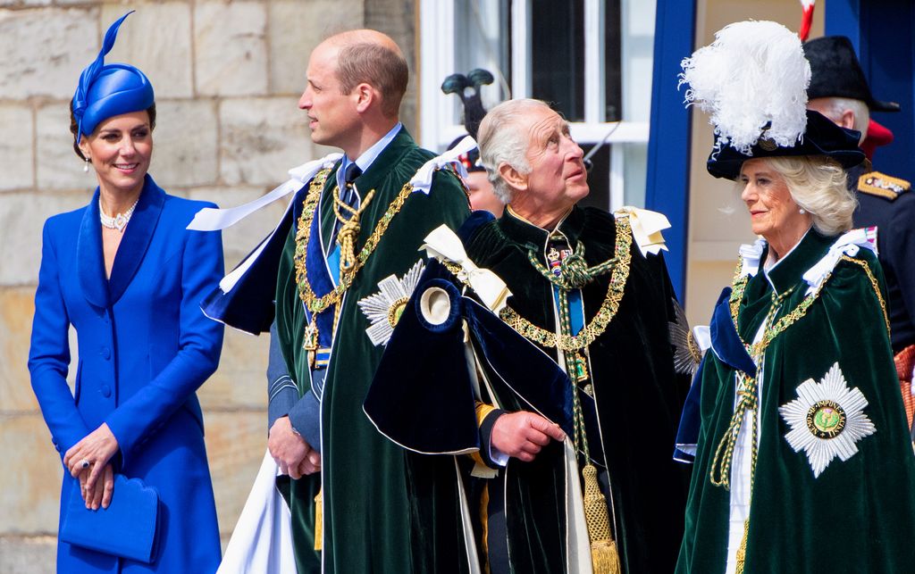 Plano medio de la familia real británica, en una imagen de archivo