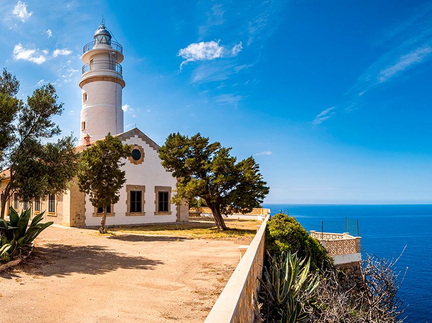 Faro de Cap Gros, Sóller, Mallorca