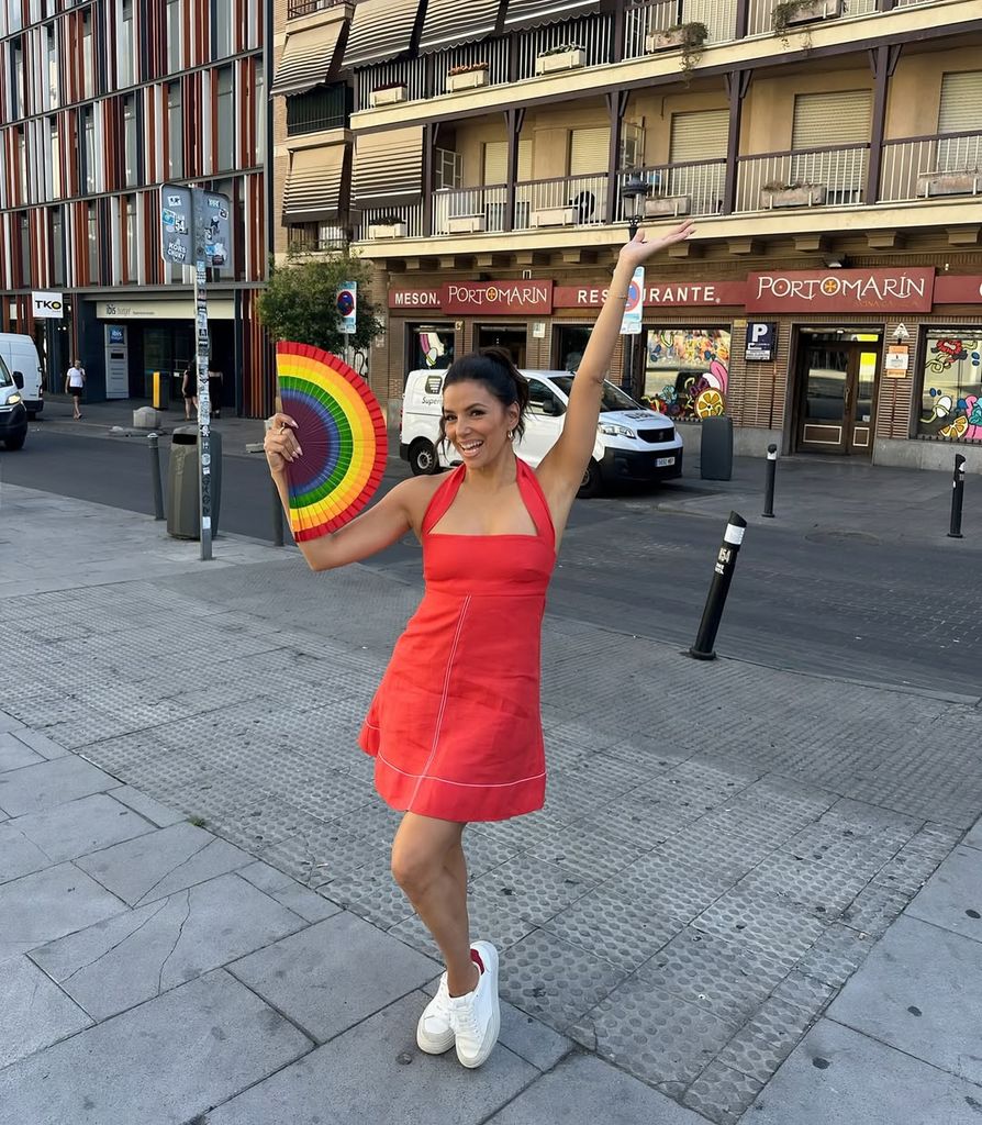 Eva Longoria y sus looks en Madrid