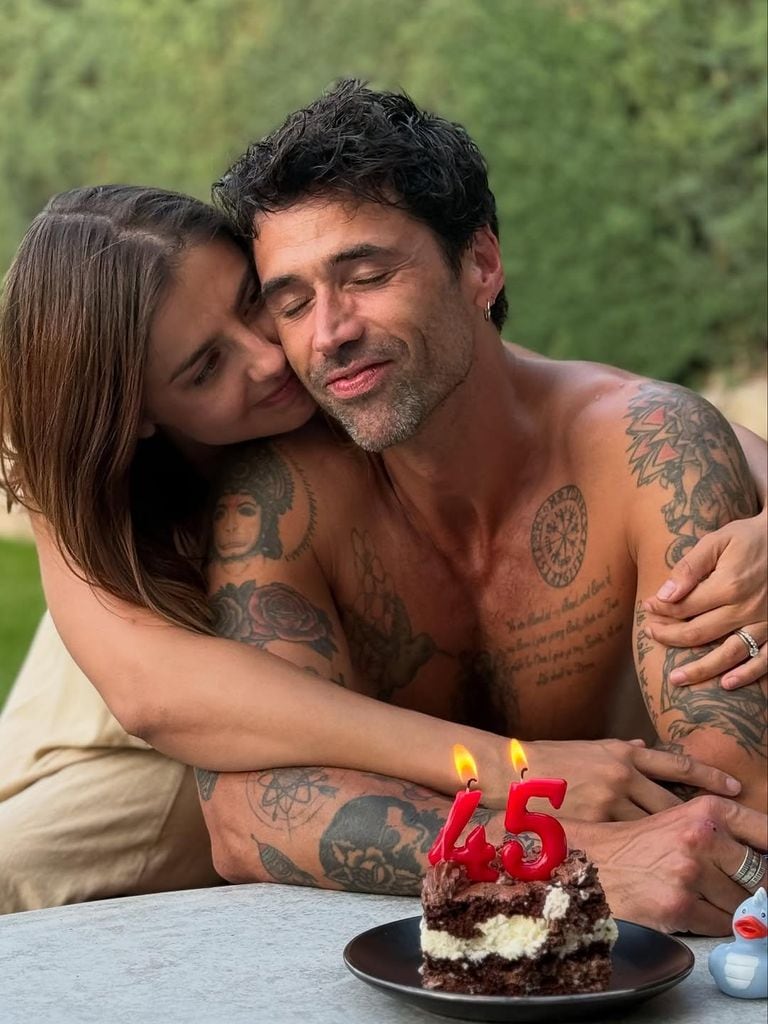 Michelle Renaud y Matías Novoa