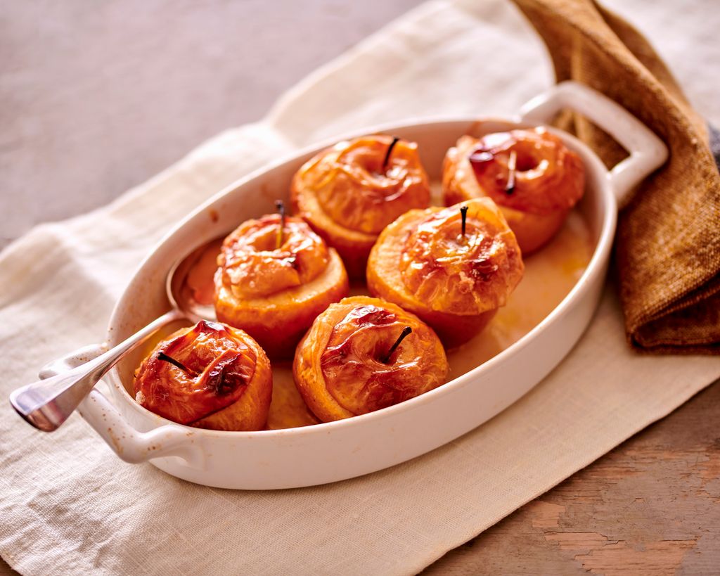 Manzanas asadas al horno.