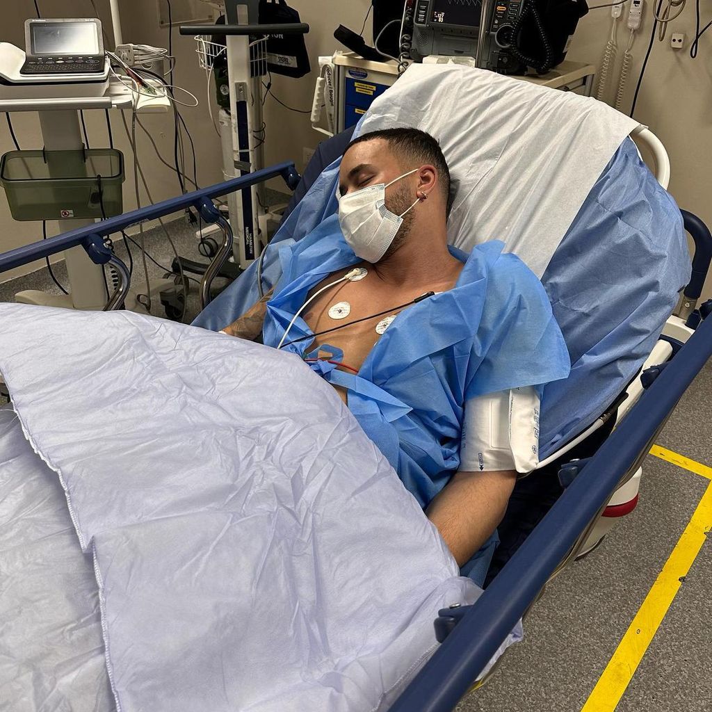 Prince Royce en el hospital