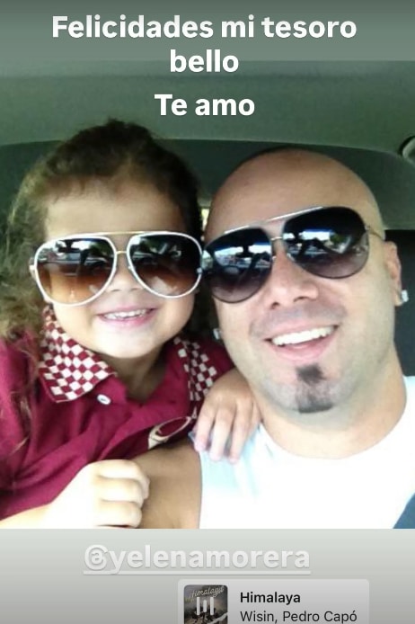Wiwin felicitó a su hija Jelena con esta foto del baúl de los recuerdos.