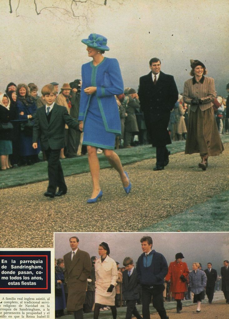 Lady Di Navidad en Sandringham ¡HOLA!
