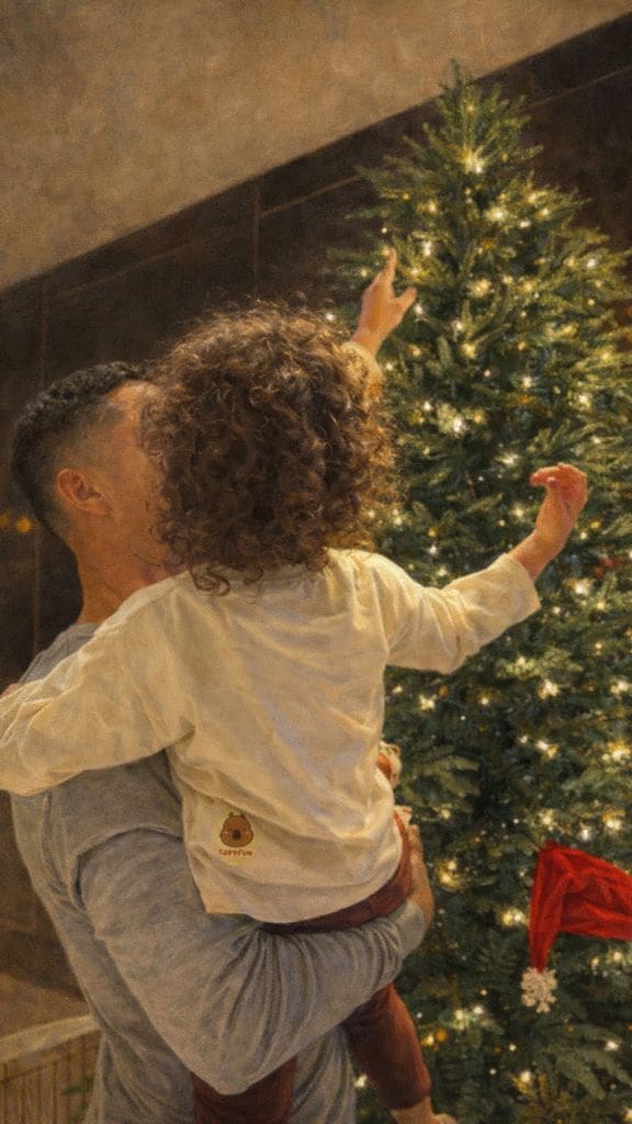 Georgina Rodríguez compartió esta linda foto de Cristiano Ronaldo con su hija Bella Esmeralda.