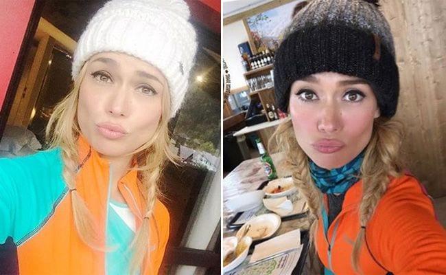 trenzas y gorro, una combinación perfecta