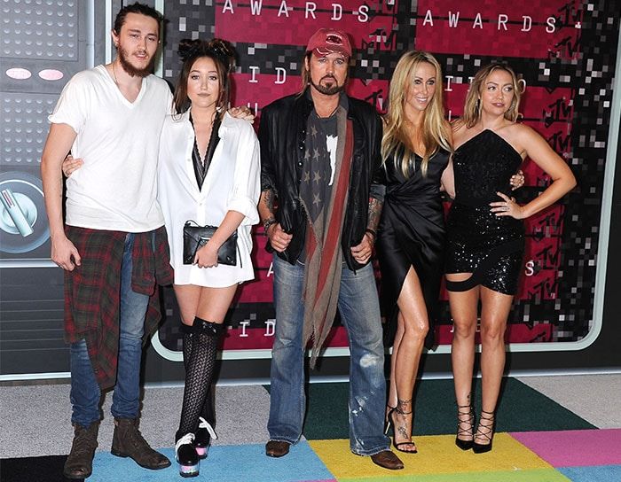 Billy Ray, Tish, Noah, Braison y Brandi Cyrus
