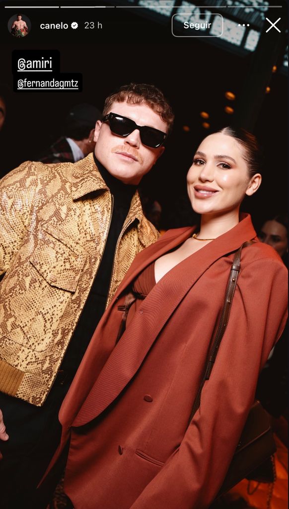 El Canelo compartió imágenes de su paso por el desfile en sus redes sociales.