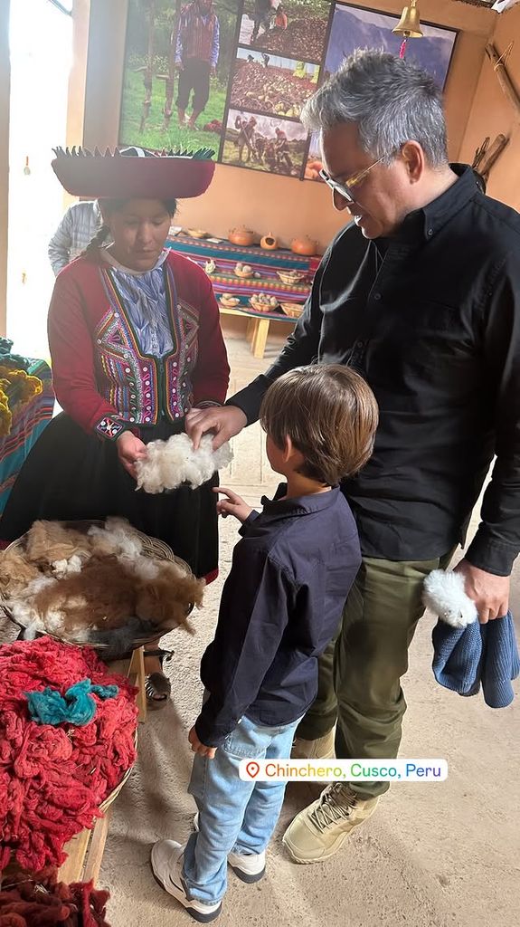Tras recorrer Lima, Daniel Sarcos y su familia viajaron a Cusco, uno de los destinos más famosos de Perú. 