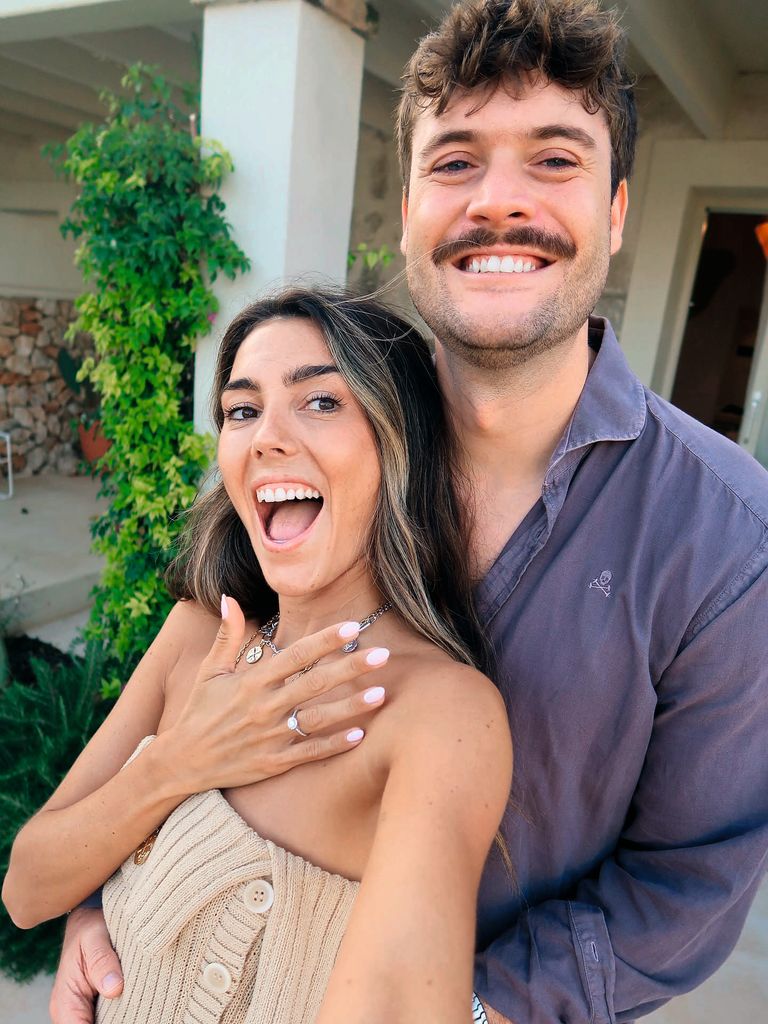La imagen con la que Anna y Mario Cristóbal anunciaron, el pasado octubre, que iban a casarse