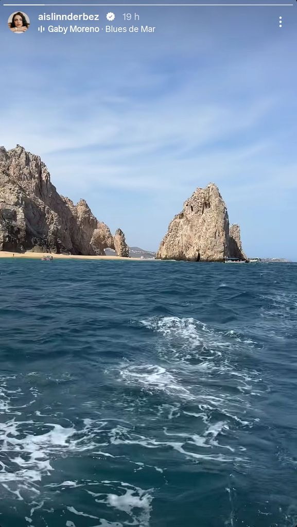 Aislinnn Derbez mostró un vistazo de su escapada a Los Cabos.