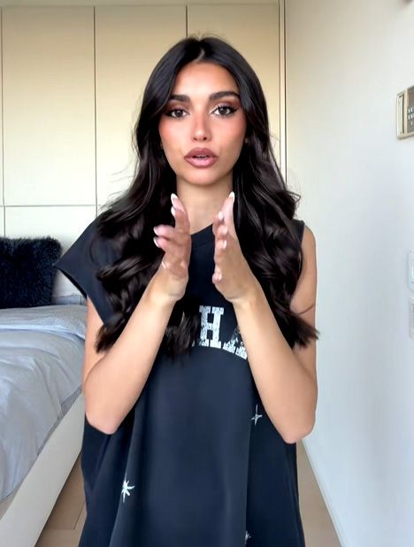 La influencer, en uno de sus últimos vídeos en TikTok
