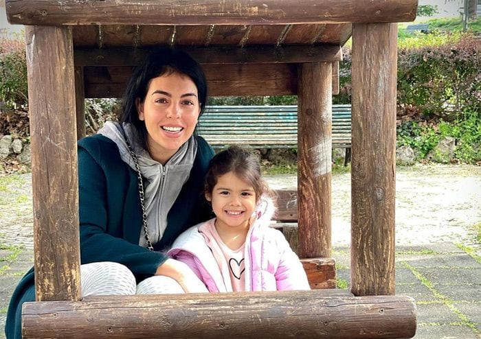 georgina con Eva