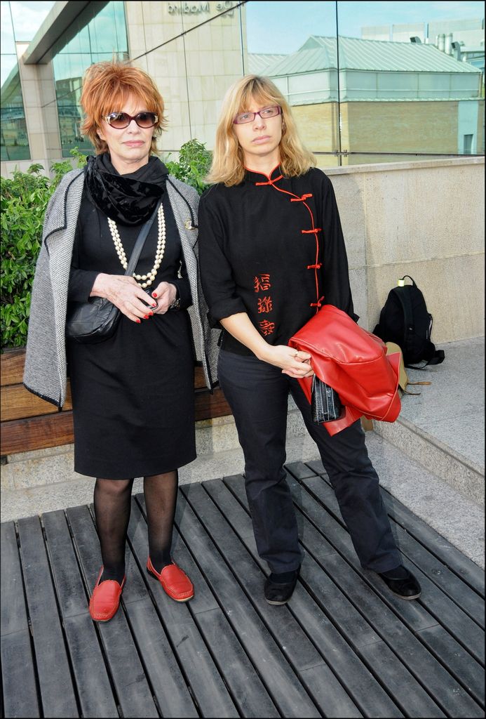 Encarnita Polo y su hija Raquel Waitzman en Madrid en mayo de 2009