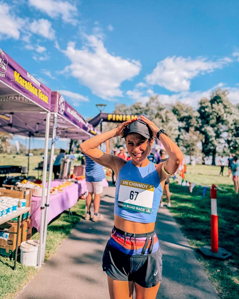 Verdeliss tras haber completado el Campeonato de Australia en Canberra. 