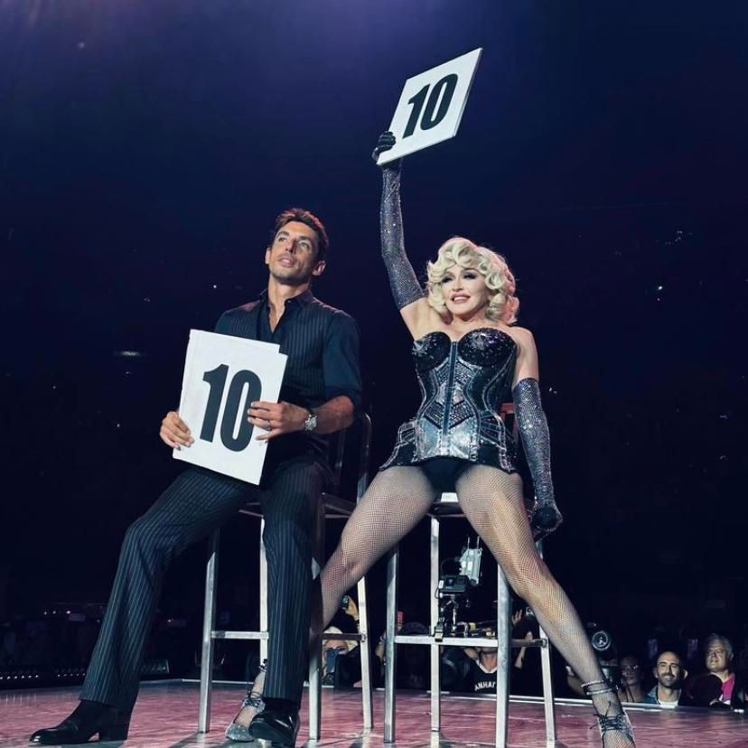 Madonna y Alberto Guerra