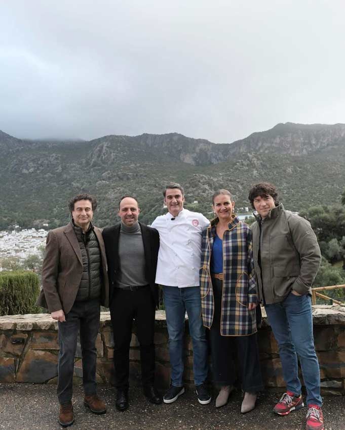 Jesulín con el jurado de MasterChef