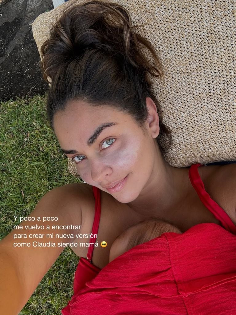 Poco a poco, Claudia Martin se reencuentra en esta dulce etapa
