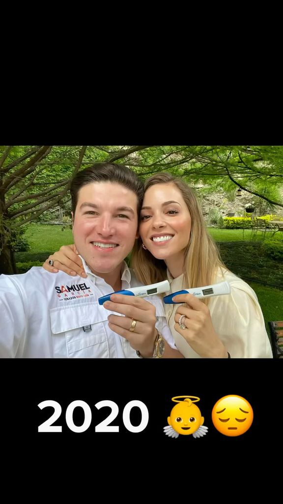 Samuel García y Mariana Rodríguez Cantú esperaban a su primer bebé en 2020