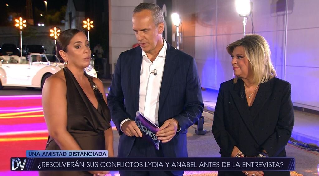 Anabel Pantoja, Santi Acosta y Terelu Campos en '¡De Viernes!'