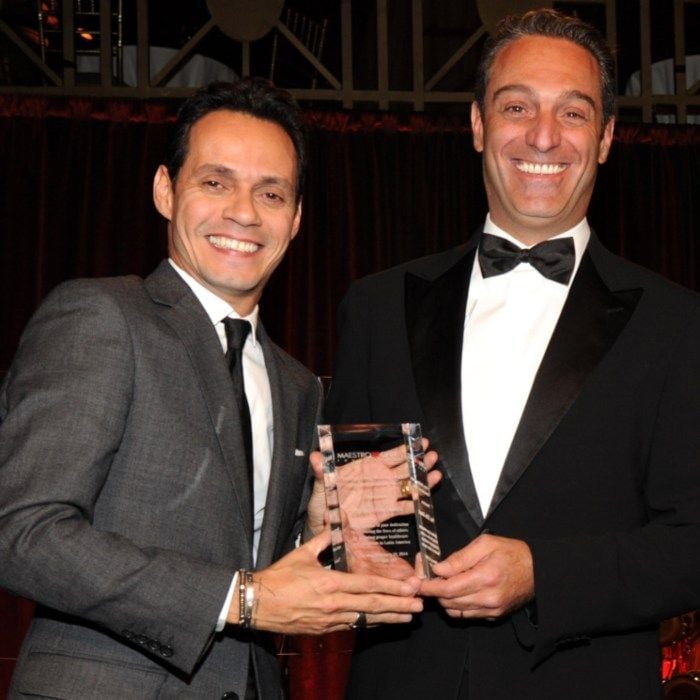 Marc Anthony y Carlos Slim Domit