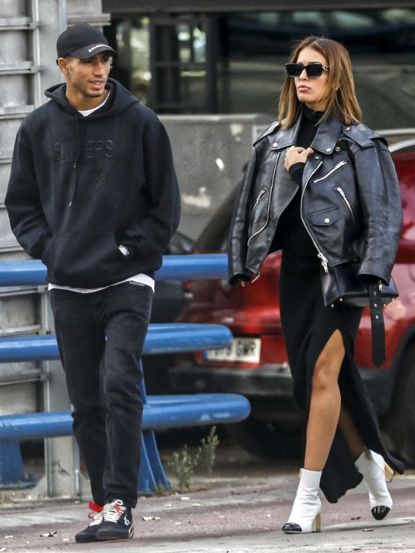 Hiba Abouk y Achraf Hakimi