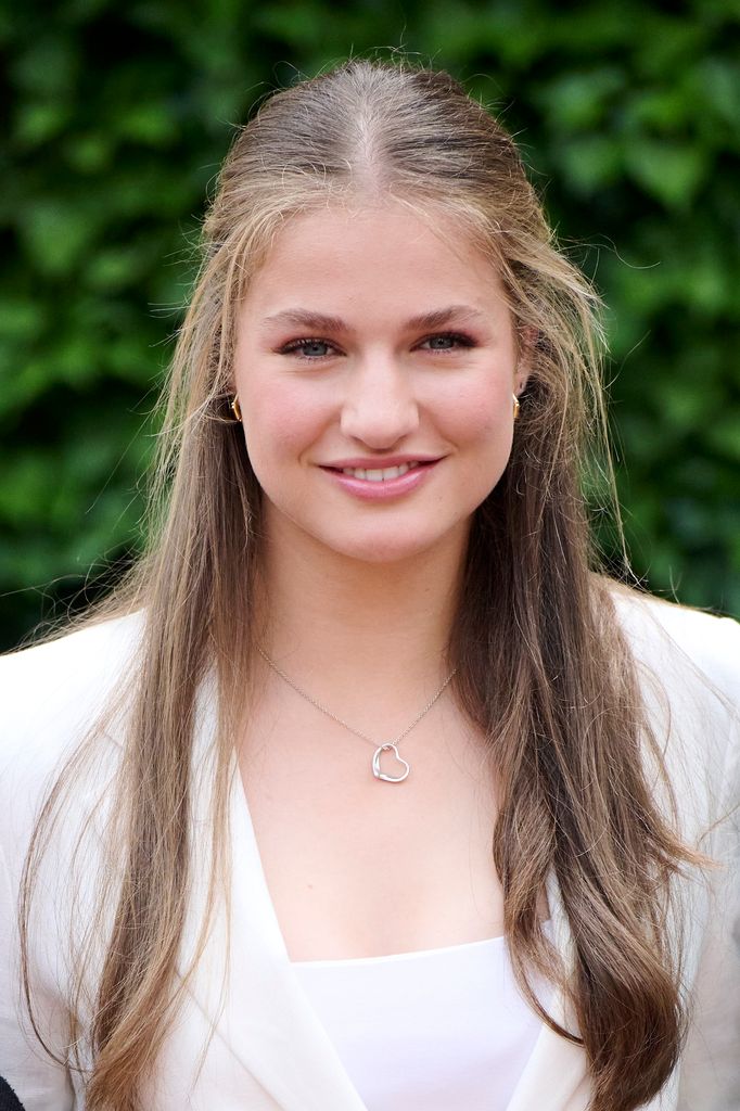 La princesa Leonor junto a uno de sus collares preferidos, estrenado en 2024