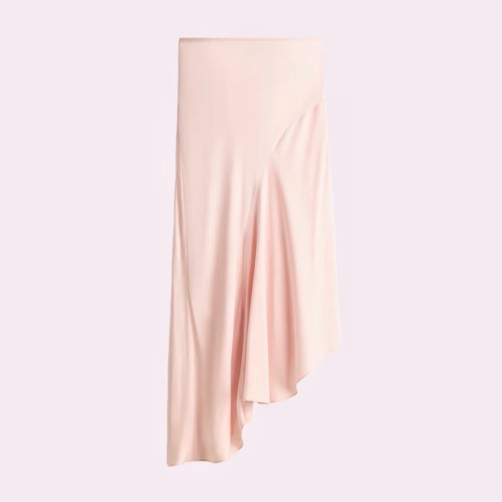 Falsa asimétrica color rosa de H&M