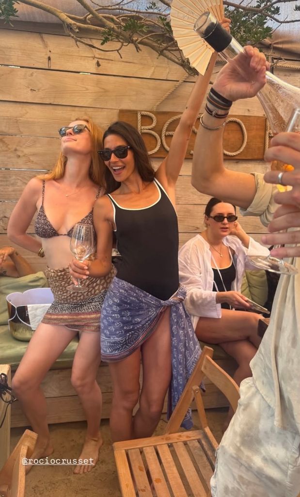Rocío Crusset en Ibiza para su segunda boda.