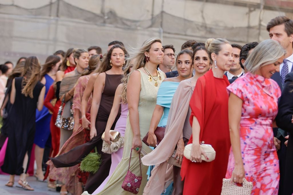 Los invitados a la boda de Paty Sánchez-Flores y Javier Millet en Jávea, Alicante