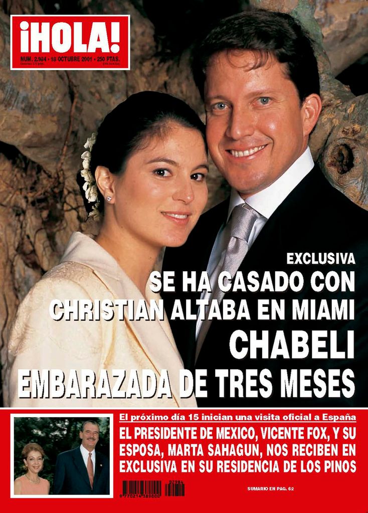Chábeli Iglesias y Christian Altaba