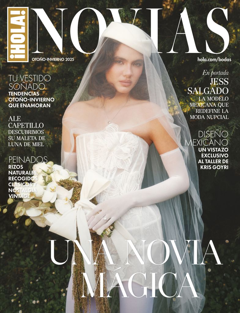 Jess Salgado se convierte en la protagonista de la portada para NOVIAS Otoño-Invierno 2025, luciendo piezas de Tiffany & Co.