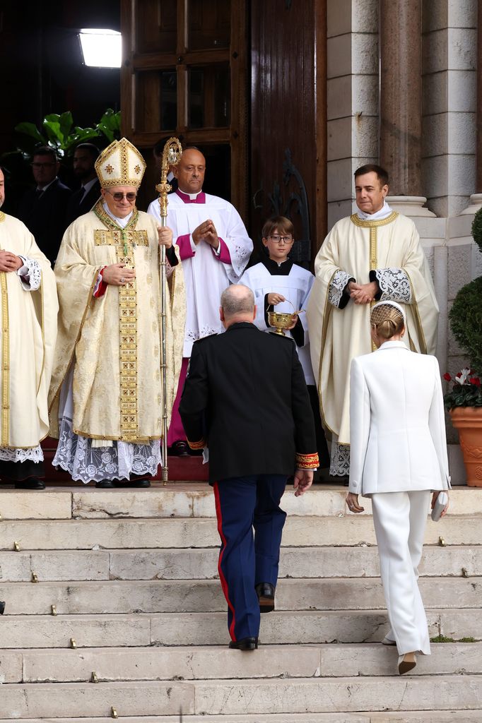 Alberto y Charlene de Mónaco en el Día Nacional
