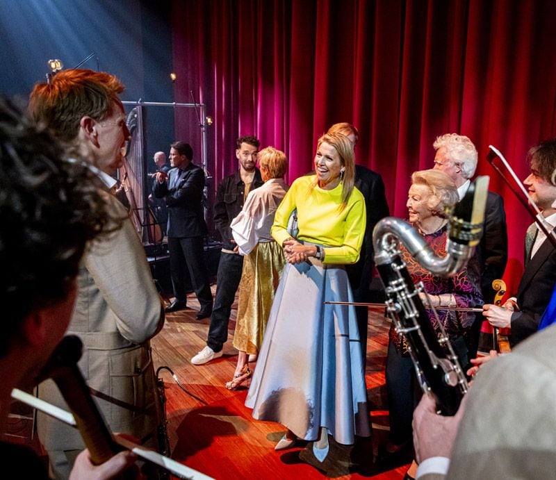 Máxima de Holanda look concierto